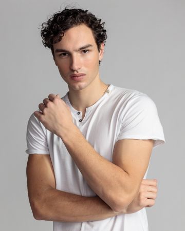 FEHÉR FÉRFI PÓLÓ 1D24SS4046SS0105