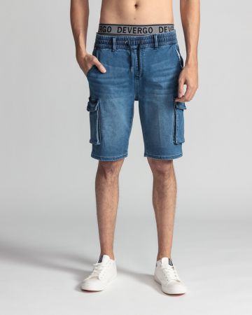 KÉK FÉRFI JOGJEANS RÖVIDNADRÁG 1D24SS1130MP7164