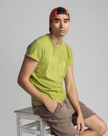 ZÖLD FÉRFI PÓLÓ 1D24SS4065SS0106