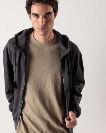 FEKETE FÉRFI CIPZÁRAS FELSŐ 1D24FW4073KA0706