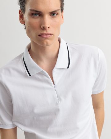 FEHÉR FÉRFI RÖVID UJJÚ PÓLÓ 1D25SS4001SS2405