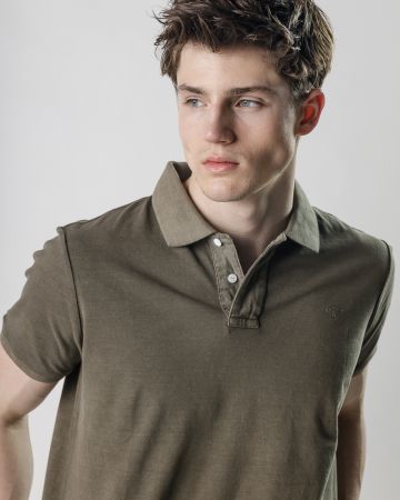 BARNA FÉRFI RÖVID UJJÚ PÓLÓ 1D25SS4009SS2406