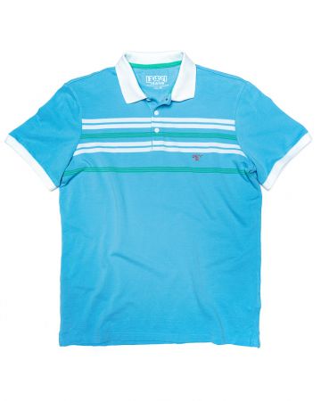 KÉK FÉRFI RÖVID UJJÚ PÓLÓ 1D25SS4018SS2405