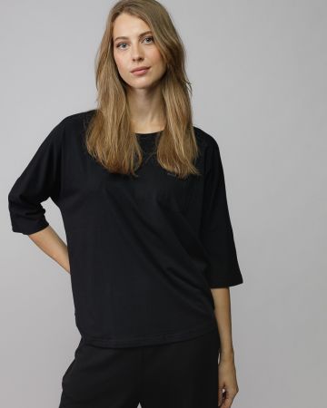 FEKETE NŐI RÖVID UJJÚ PÓLÓ 2D25FW4520SS0224