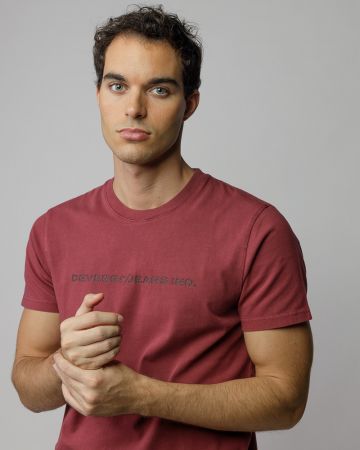 BORDÓ FÉRFI RÖVID UJJÚ PÓLÓ 1D25FW4034SS0124