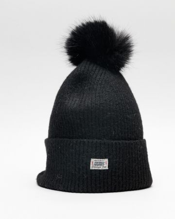 FEKETE NŐI KÖTÖTT SAPKA 2D25FW8515HA1101