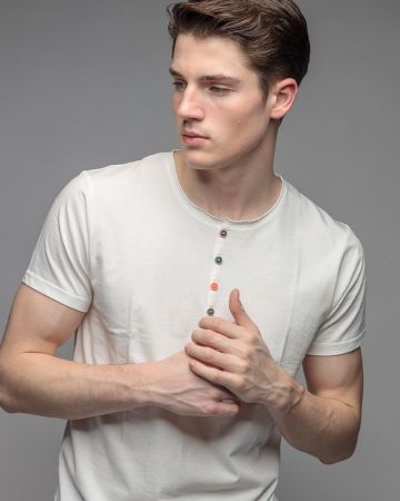 FEHÉR FÉRFI RÖVID UJJÚ PÓLÓ 1D26SS4019SS0105