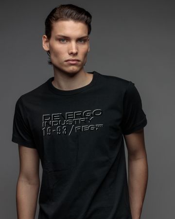 FEKETE FÉRFI RÖVID UJJÚ PÓLÓ 1D26SS4034SS0105