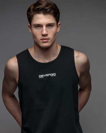 FEKETE FÉRFI PAMUT TRIKÓ 1D26SS4013SL0105