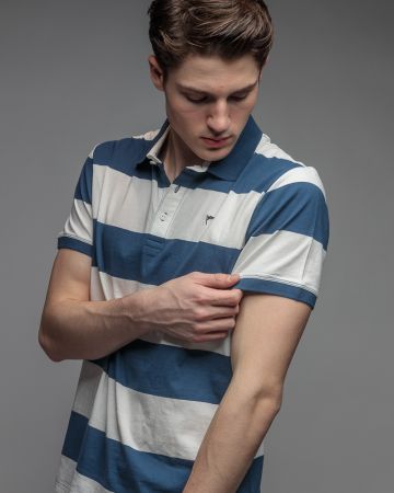 TÖBBSZÍNŰ FÉRFI RÖVID UJJÚ PÓLÓ 1D26SS4028SS0105