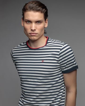 KÉK FÉRFI RÖVID UJJÚ PÓLÓ 1D26SS4030SS0105