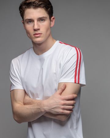 FEHÉR FÉRFI RÖVID UJJÚ PÓLÓ 1D26SS4021SS0405