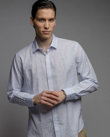 KÉK FÉRFI ING 1D26SS5000LS1301