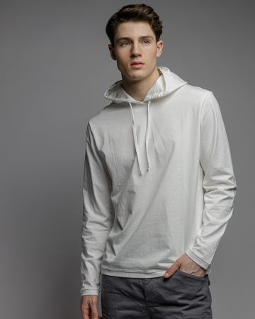 FEHÉR FÉRFI HOSSZÚ UJJÚ PÓLÓ 1D26SS4004LS0105