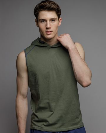 KHAKI FÉRFI PAMUT TRIKÓ 1D26SS4014SL0106