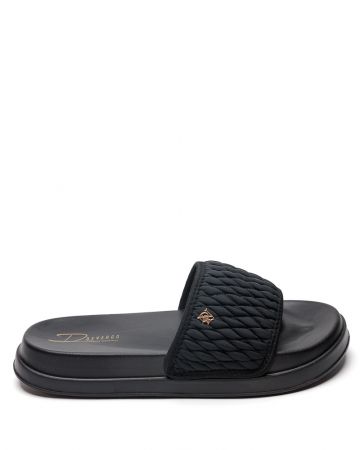FEKETE NŐI PAPUCS - SOLENA DE26SS2526NY RE